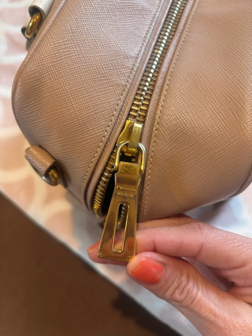 PRADA Saffiano Leather Shoulder Bag - Picture 8 of 13